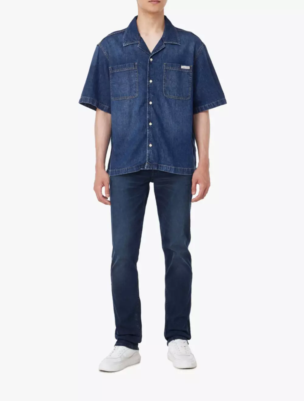 Calvin Klein - DENIM CAMP SHIRT