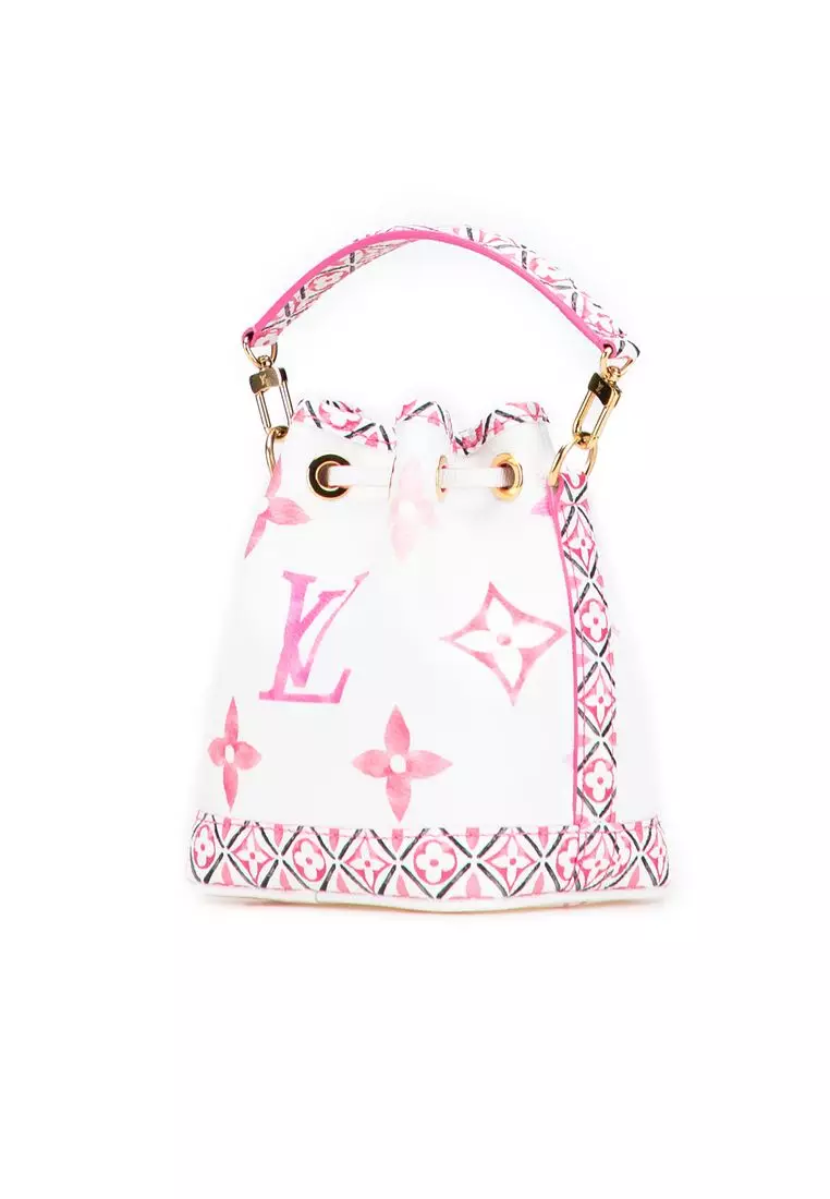 Pre-Loved Louis Vuitton Monogram Watercolor Giant By The Pool Nano Noe
