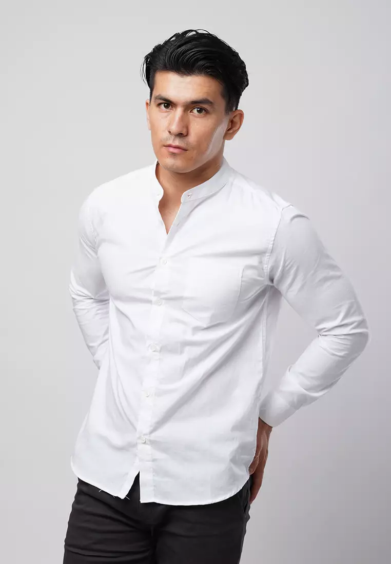 Super White Oxford Shanghai Shirt