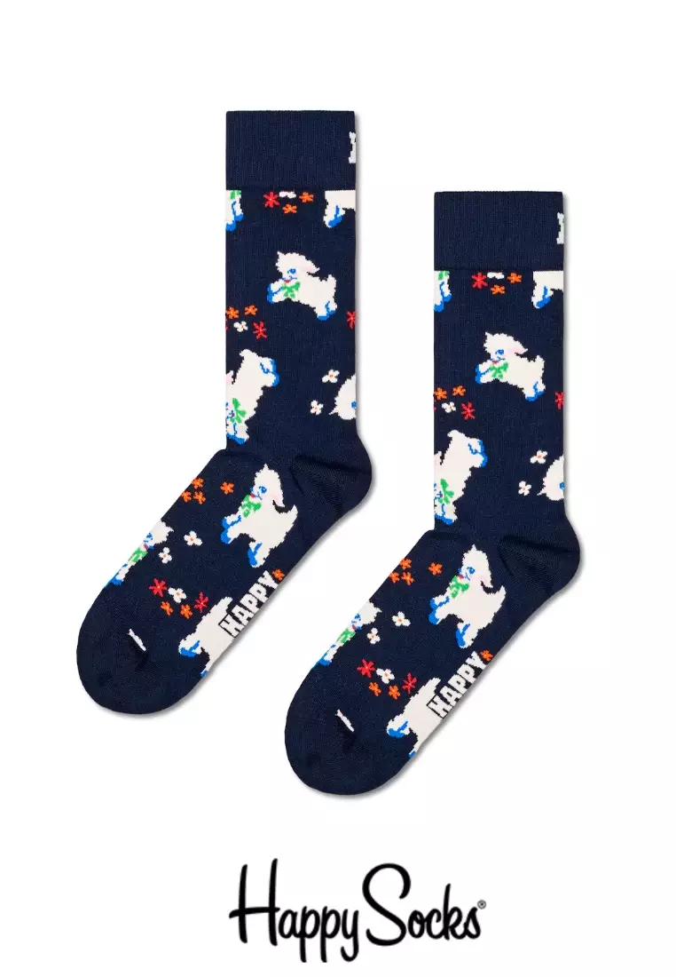Lamb - Navy - Adults Socks
