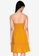 ZALORA BASICS yellow Lace Trim Plunge Neck Dress 10297AA775761DGS_2