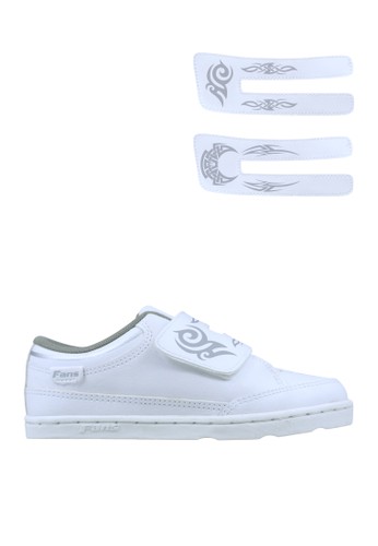 FANS white Fans U-Lock Maleo W Lunox W Blackmoon W - Kid's Casual Shoes White F9E60KS463A75CGS_1