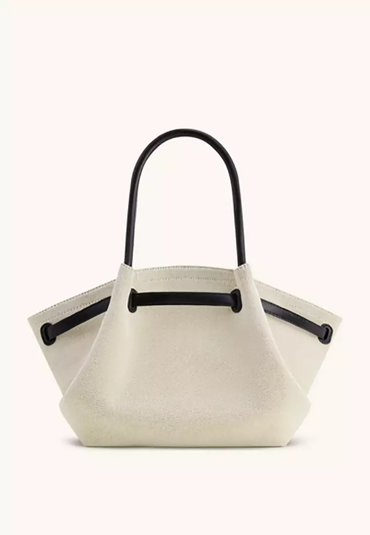 Hana Medium Tote Bag - Black Canvas