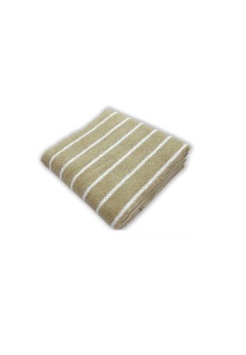Jean Perry brown Jean Perry Springfield Series 100% Cotton Bath Towel - Almondbuff 6E809HL46DCFE8GS_1