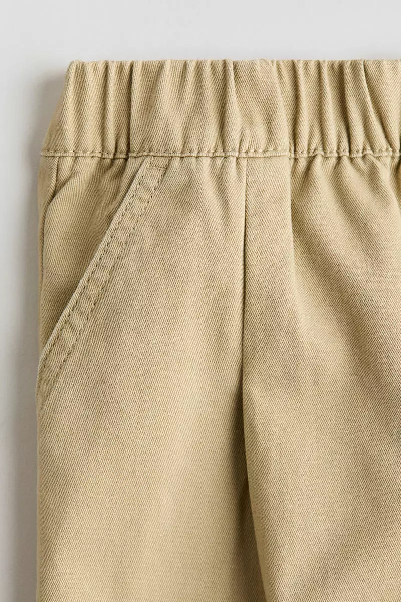Cotton twill joggers