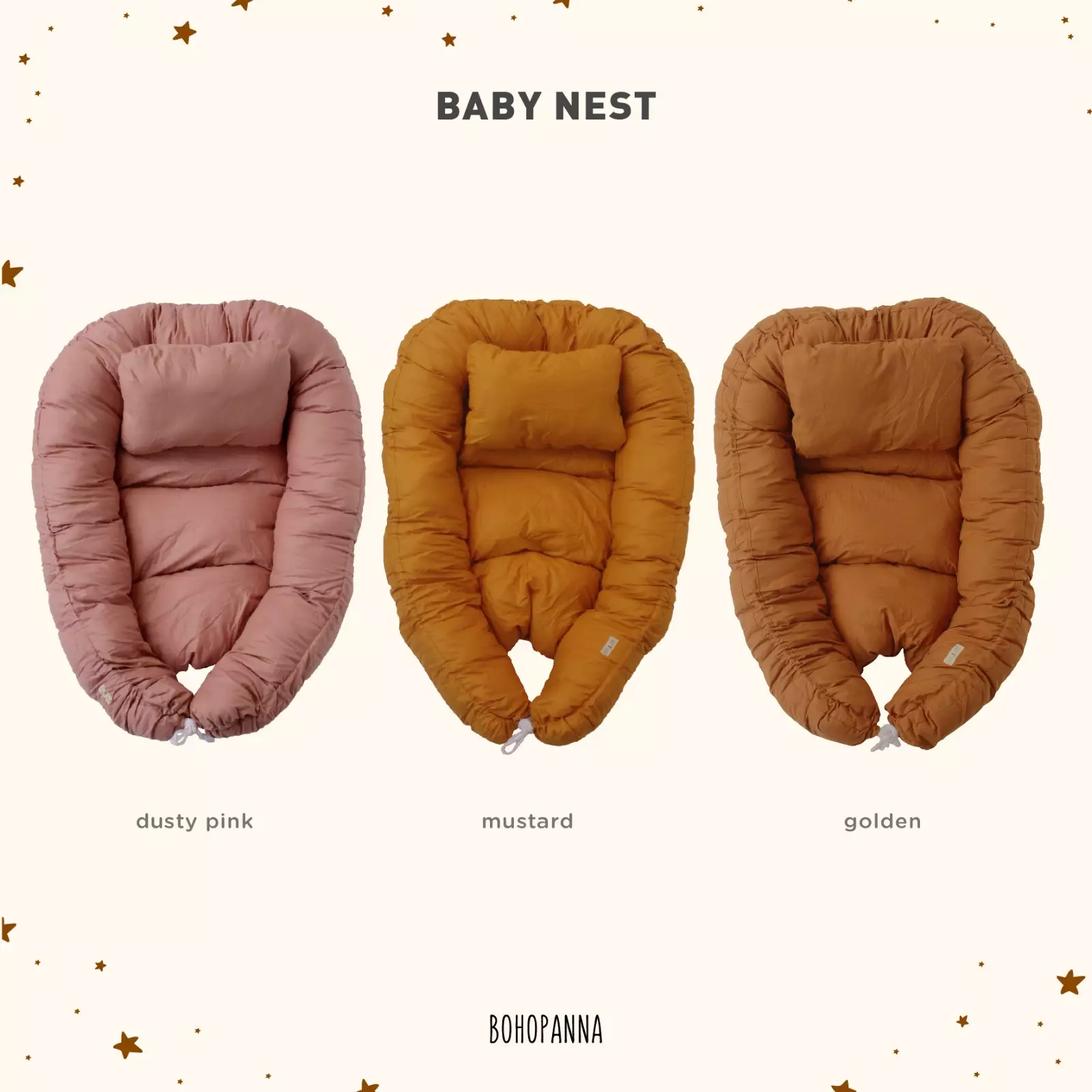 BOHOPANNA - BABY NEST - Bantal Tidur Bayi
