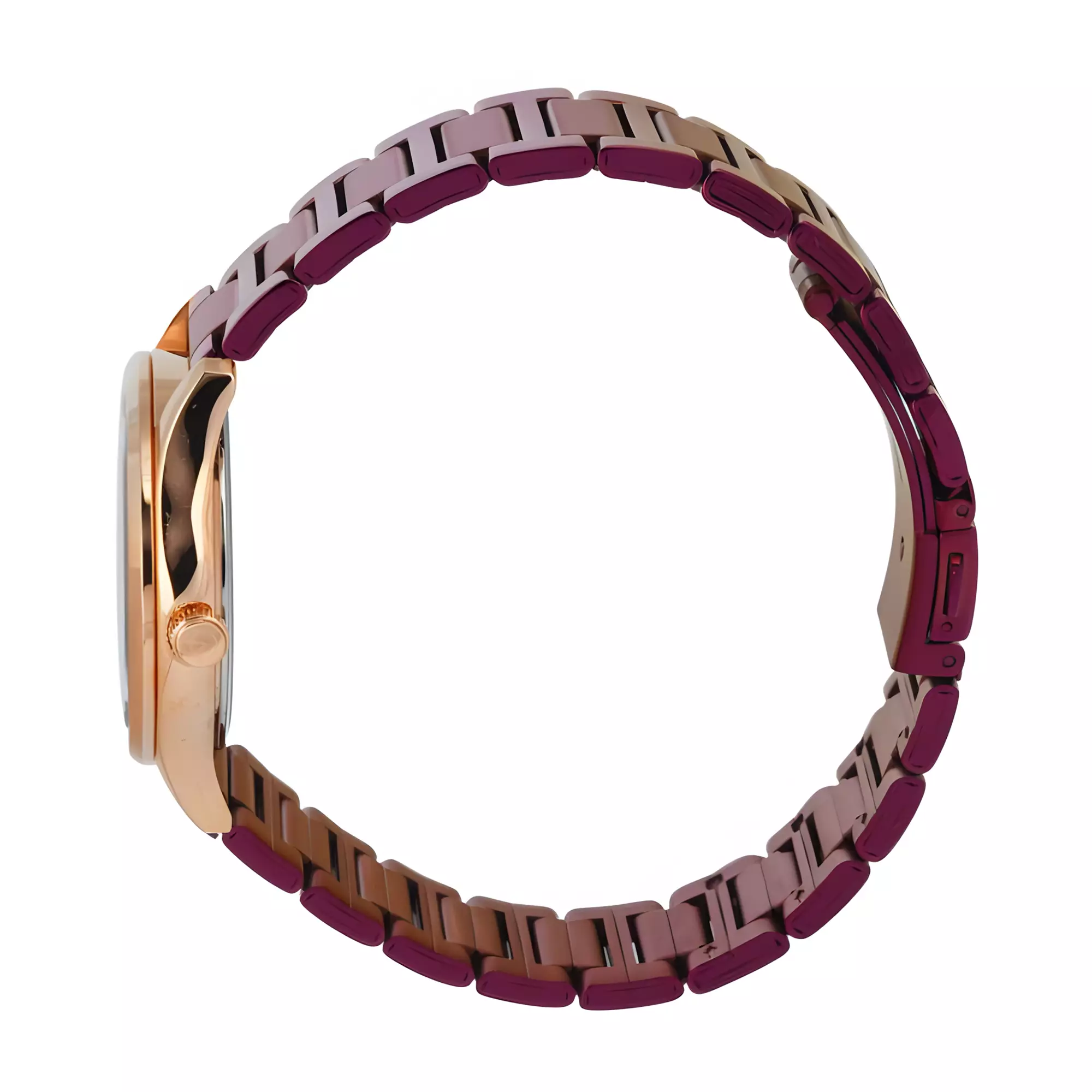 Alexandre Christie - Jam Tangan Analog Wanita - Rose Gold Red - All Stainless Steel - 2C01 BFBRDPE