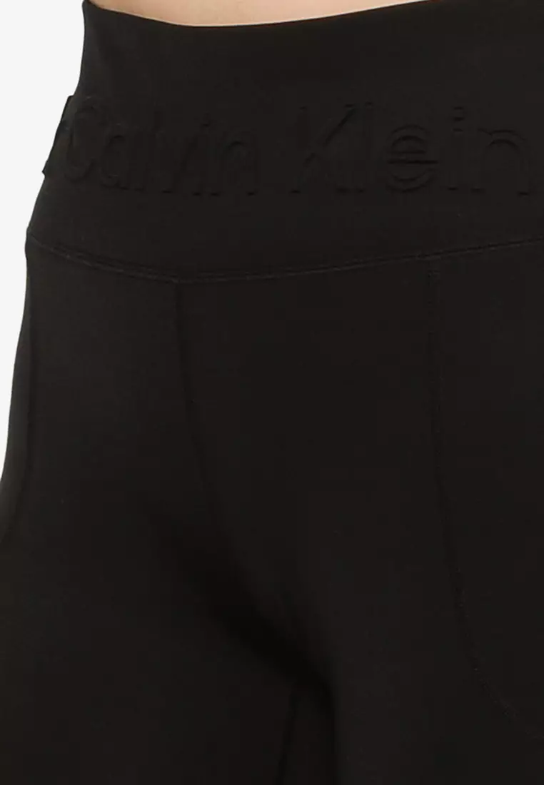 Calvin Klein Performance, Klein Performance Side Logo Leggings Womens, Ck  Black