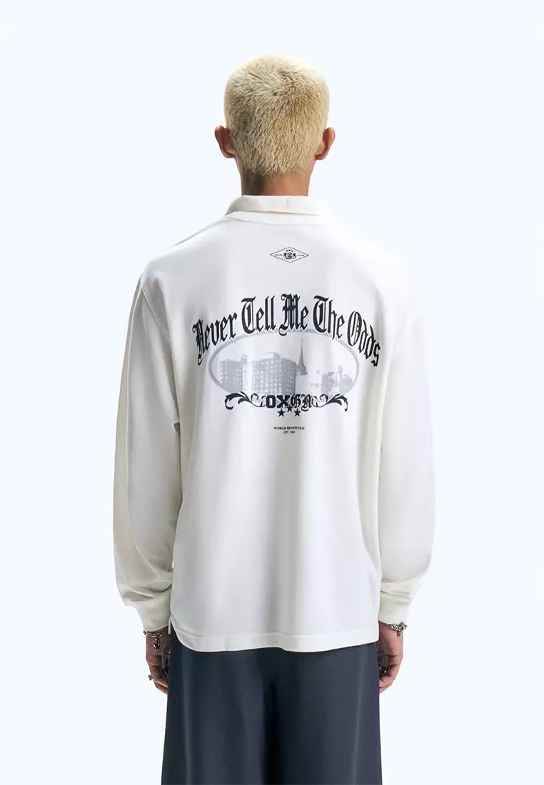 Long Sleeve Graphic Polo