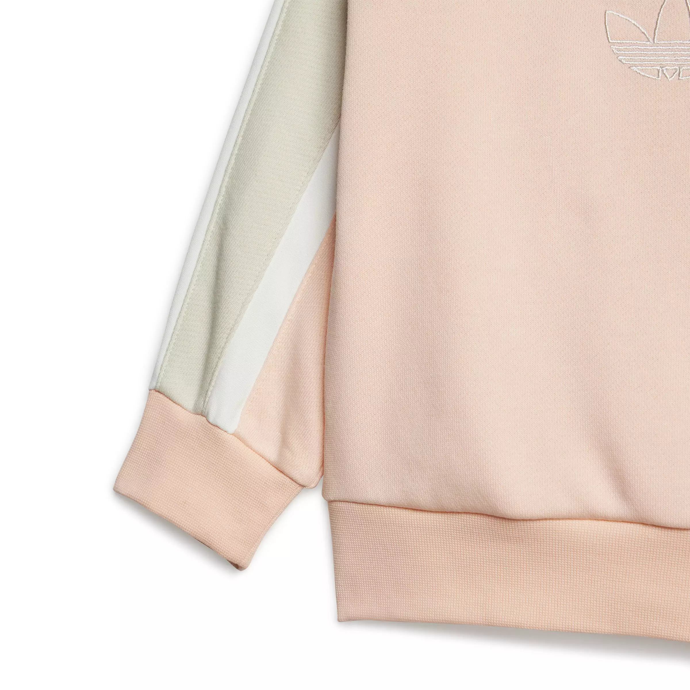 Adidas Oversized Crew Set - Set Baju Anak Perempuan (Pink)