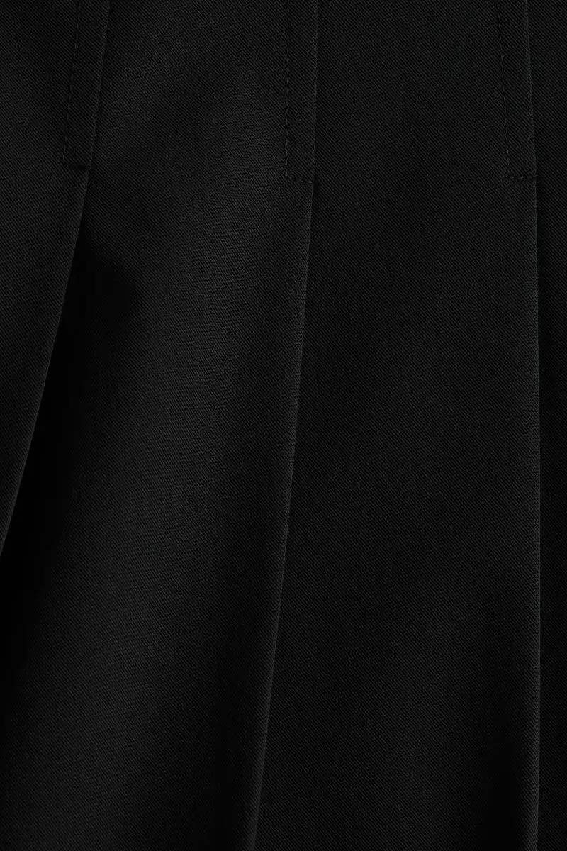 Pleated mini skirt