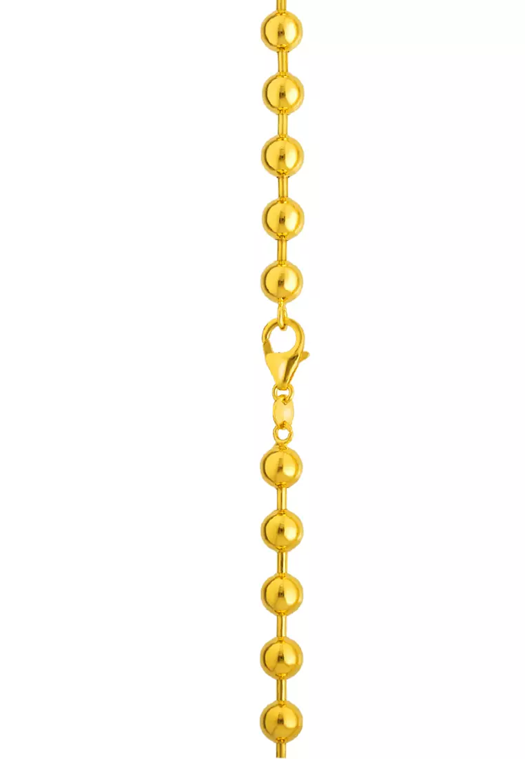 TOMEI Lusso Italia Ball Necklace, Yellow Gold 916