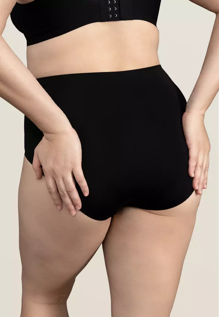 Next to Skin Ladies Women Seamless Heatpress Comfort Silky Soft MidWaist MidRise Panty Cleo-02 - 3in1 (Assorted)