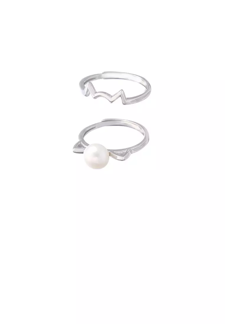 Cute pearl new arrivals rings