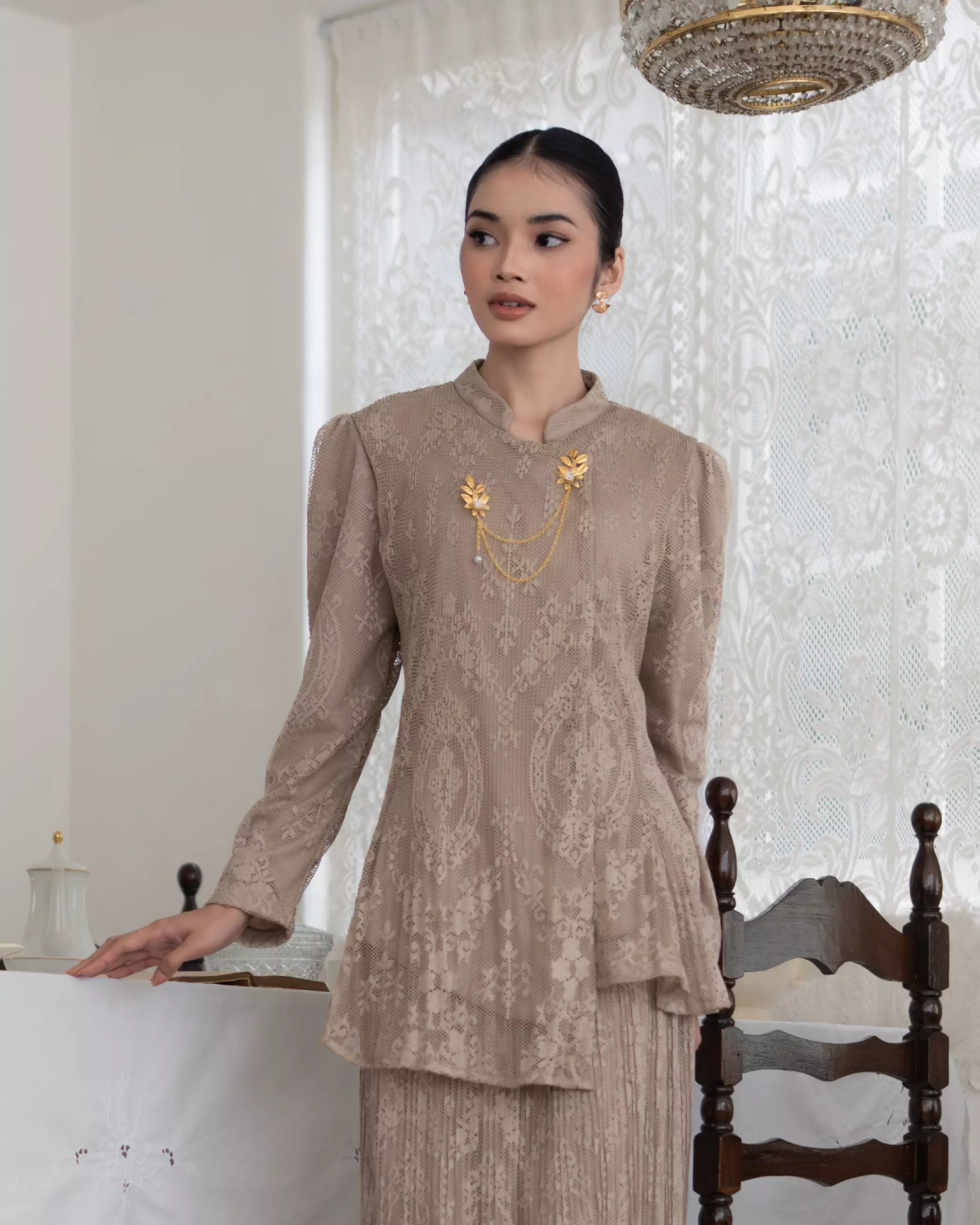 Nirmala Blouse - Stone