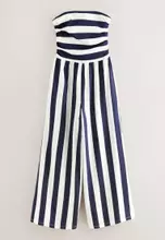 Navy Blue & White Stripe