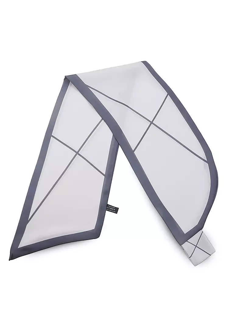 Scraf Tas Dual Tone Color Design Casual Aksesoris Bag Wanita Premium Quality - Dark Grey