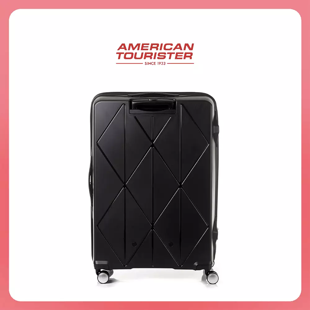American Tourister Koper Hardcase Argyle Large 30 Inch EXP TSA V2 - Black