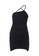 London Rag black Ruched Bodycon Mini Dress in Black 778E9AA891DDC8GS_4