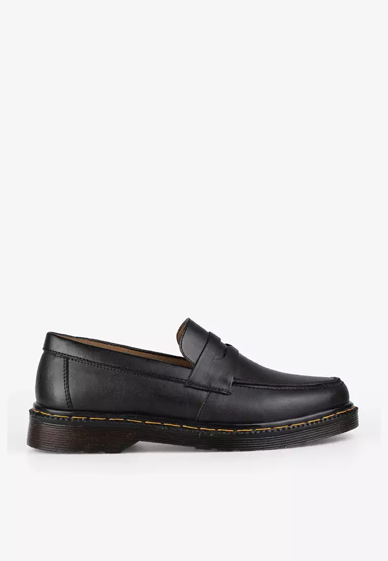 Sepatu Formal Loafers Pria Kulit Asli Genuine leather M.Pablo 02 Black