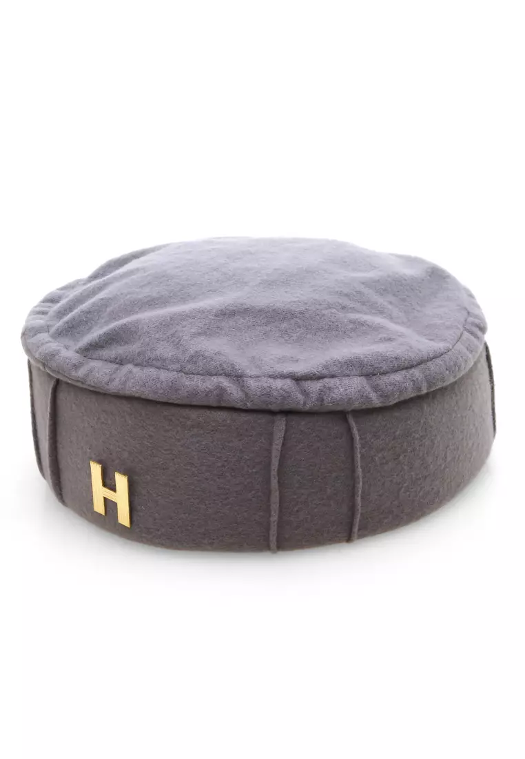 Kai Topi Peci Polos Pria Simple Design Material Plece ORIGINAL - Gray