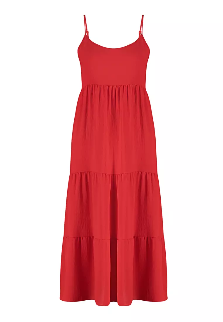 Tiered Midi Dress