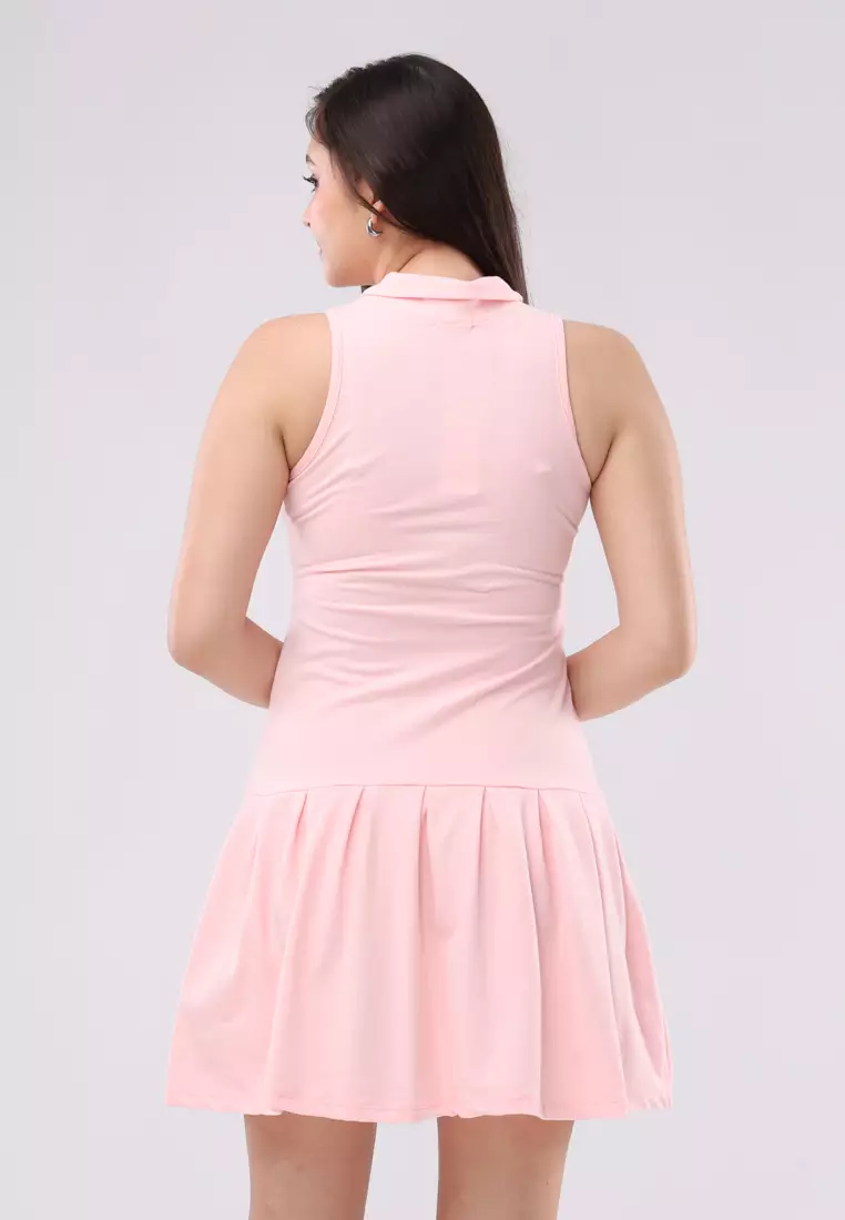 Plain Pique Sleeveless Dress
