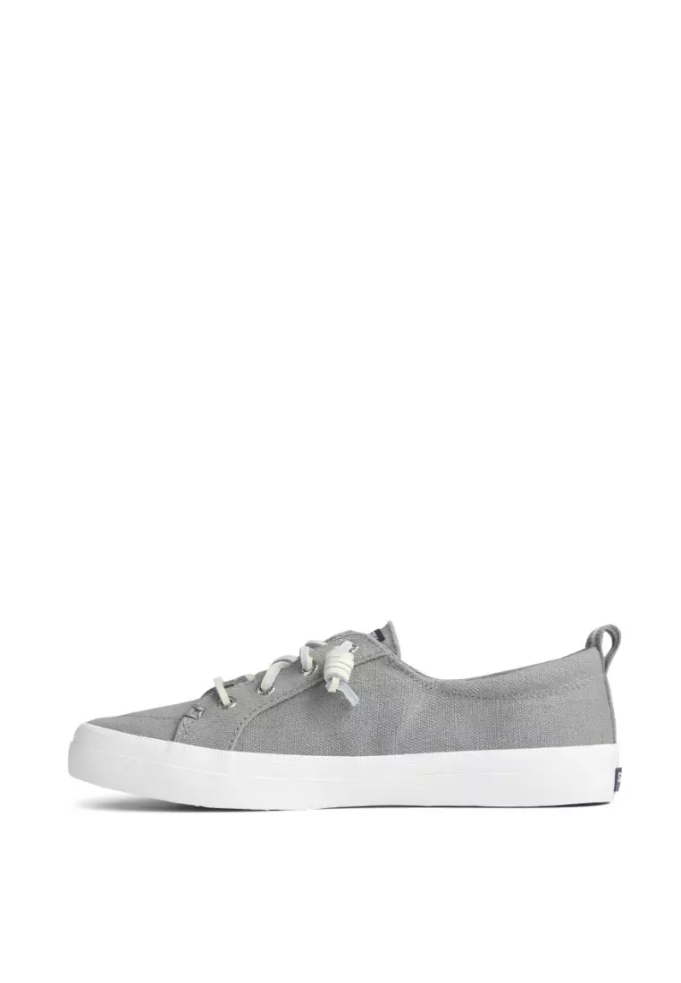 Women's Crest Vibe Linen Sneakers - Grey (13934048)