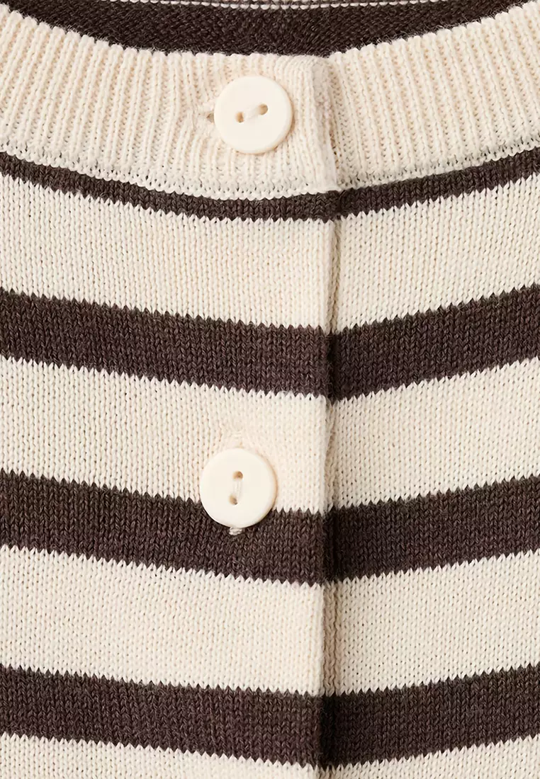 Striped Knit Cardigan
