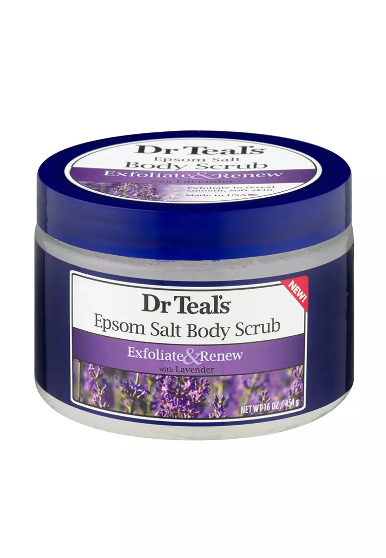 Buy Dr Teal S Dr Teal S Exfoliate Renew Epsom Salt Body Scrub With Lavender G Sleep Aid