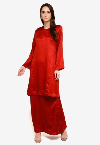 Jual Butik Sireh Pinang Baju Kurung Pahang Habeeba Original Zalora Indonesia