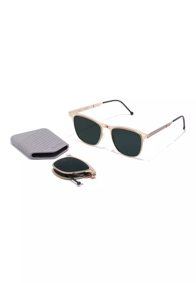 Super-Light‧Folding Sunglass‧Jett ‧8202 Gold / G15