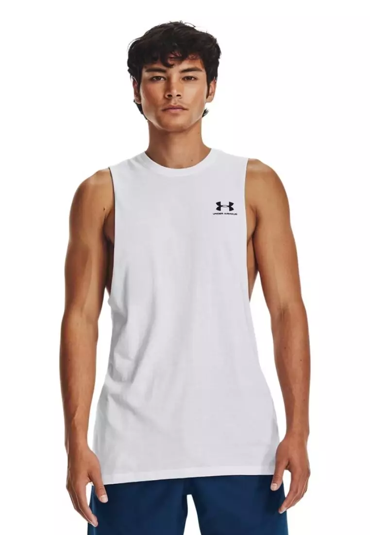 Under Armour Men's UA Sportstyle Left Chest Cut-Off Tank