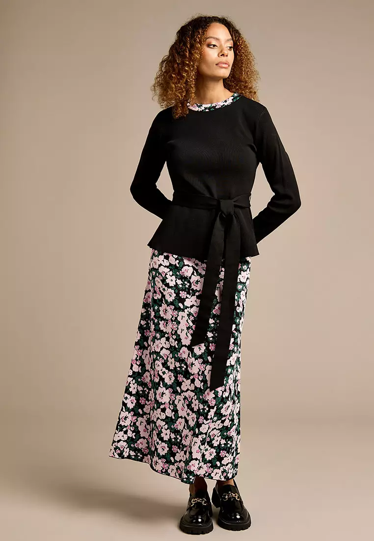Buy GWD Henrietta Floral Jacquard Skirt 2025 Online ZALORA
