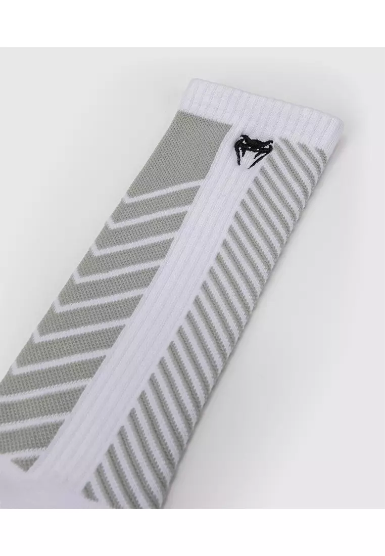 Venum Vector Over-the-Calf Socks - White/Grey