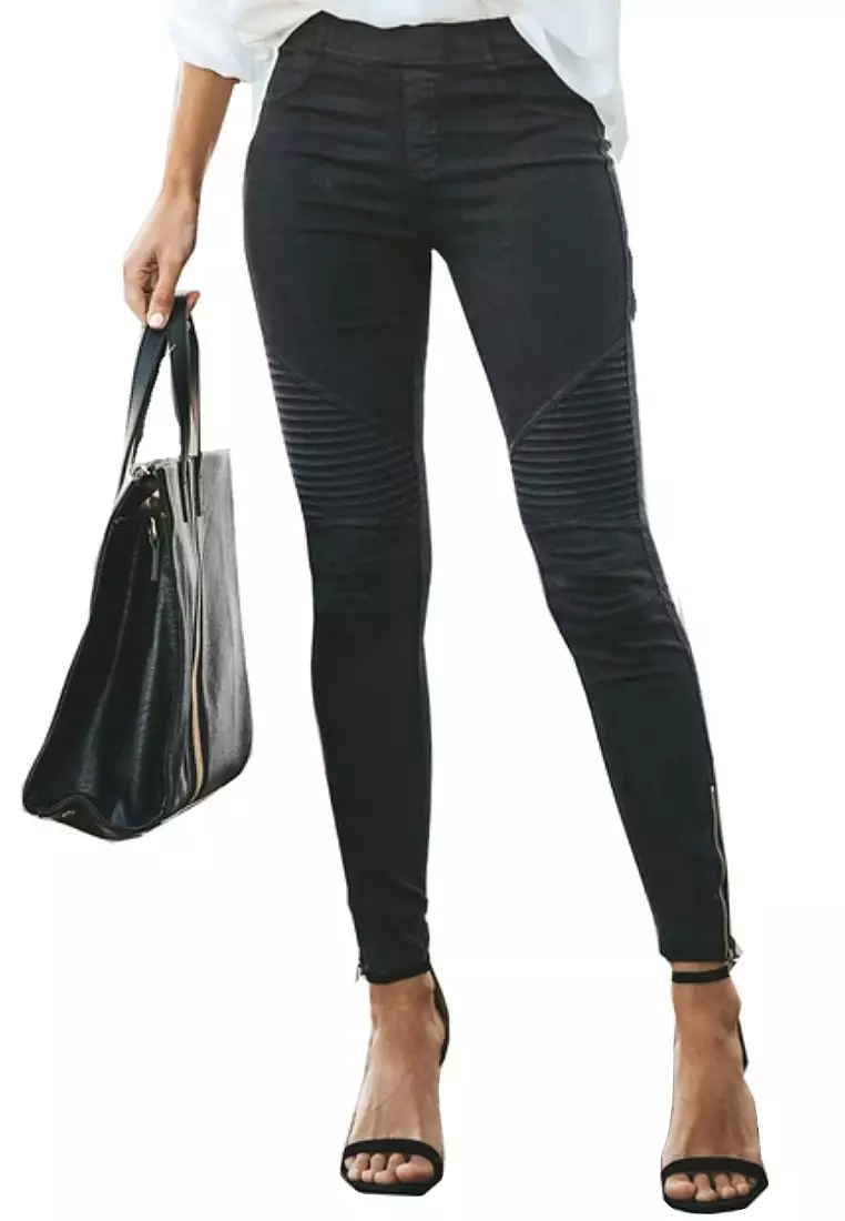 VANSA Fashion Skinny Stretch Pants VCW-P0008