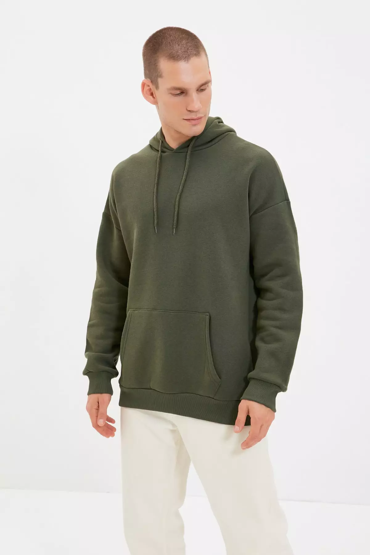 All over online man printed hoodie