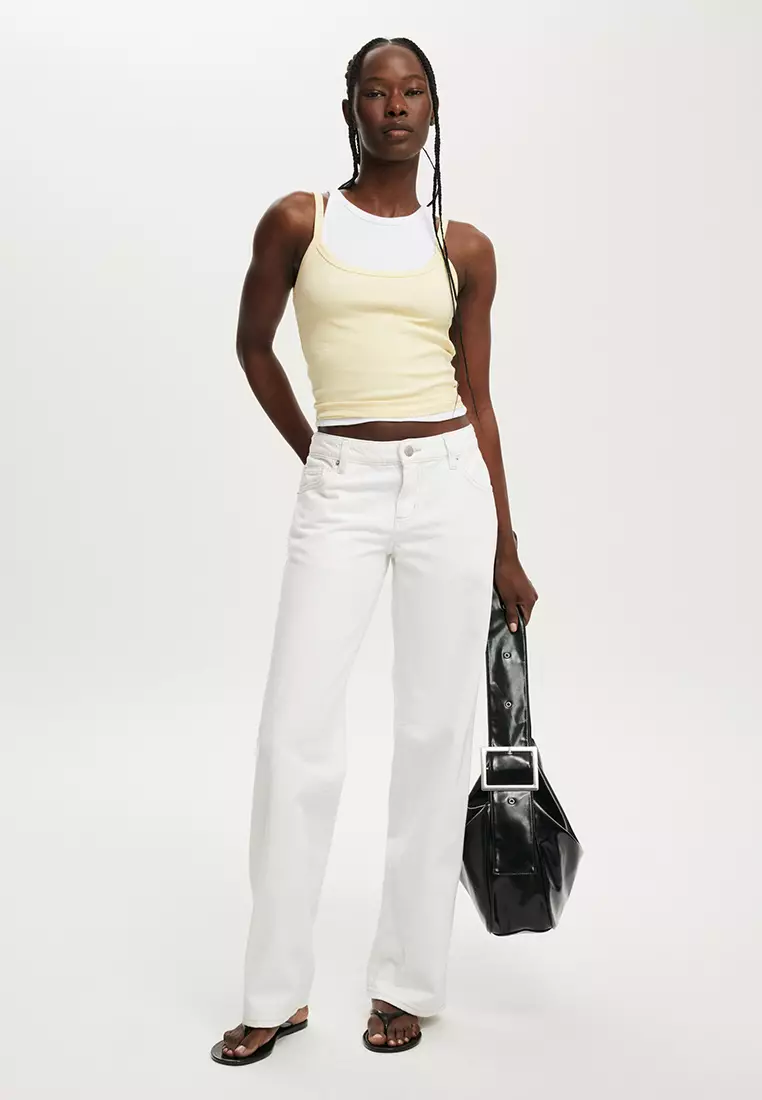 Goldie 羅紋吊帶背心