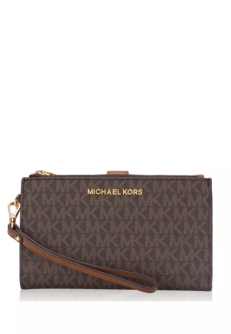 Buy Michael Kors Jet Set Travel Large Double Zip Wristlet In