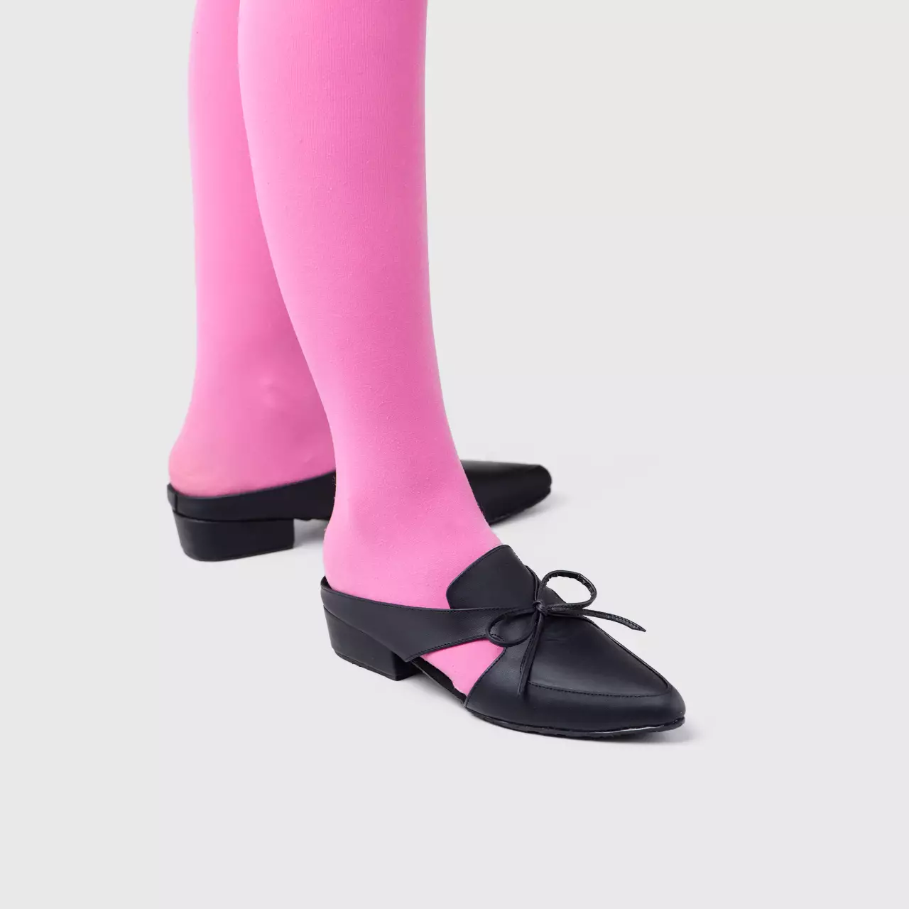 Plataria Mules Genuine Leather Black