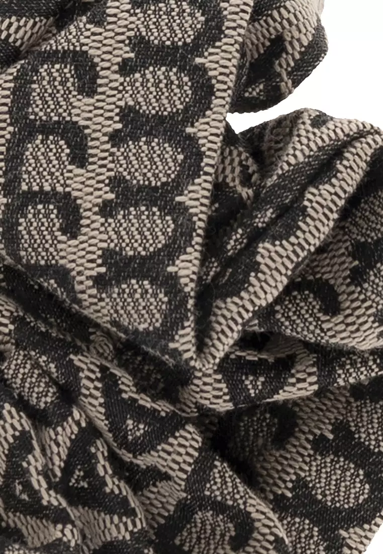 Monogram Jacquard Scrunchie in Natural Jacquard J509M03FA22