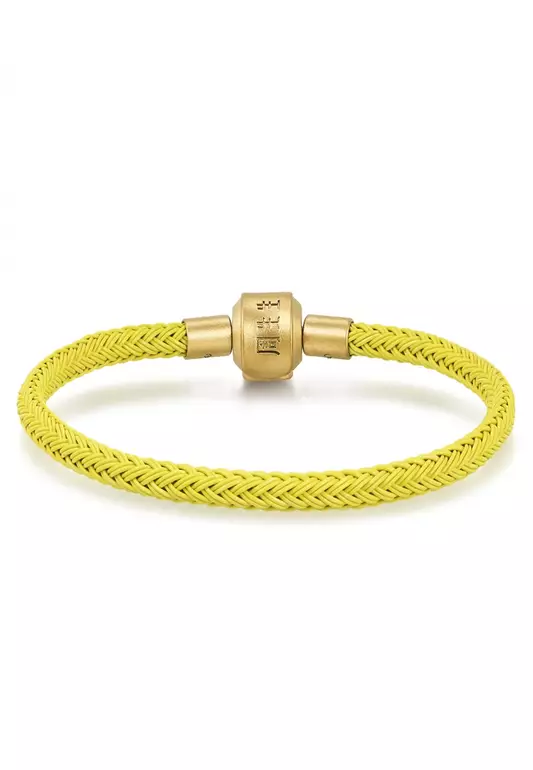 Stainless Steel Charm Bracelet for Women Mustard 3mm