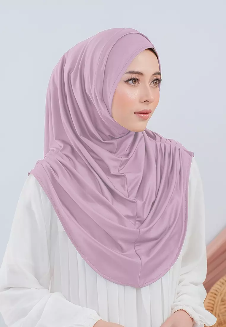 HIJAB INSTAN VALEEQA - PASTEL PURPLE