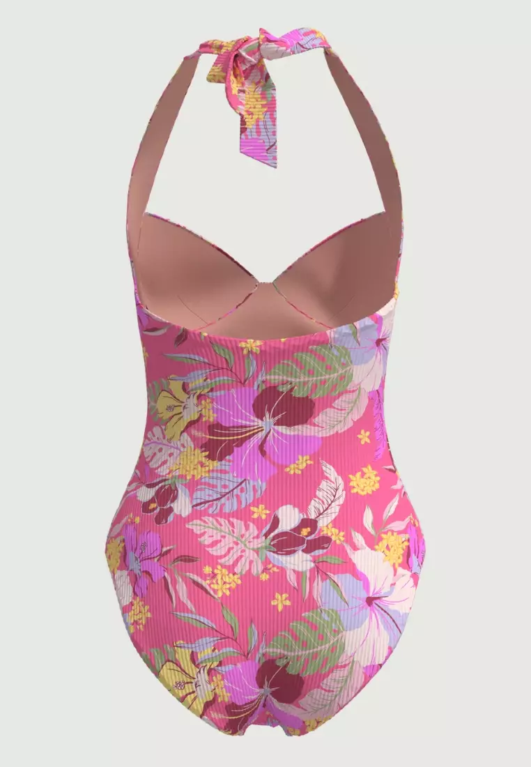 Daydream Pink Halter Onepiece