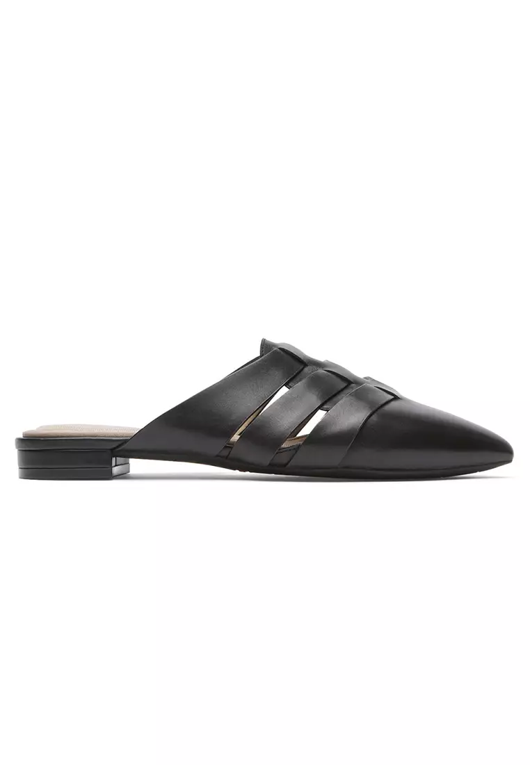 Buy Rockport Rockport TM Adelyn Woven Flats Black Lthr 2024