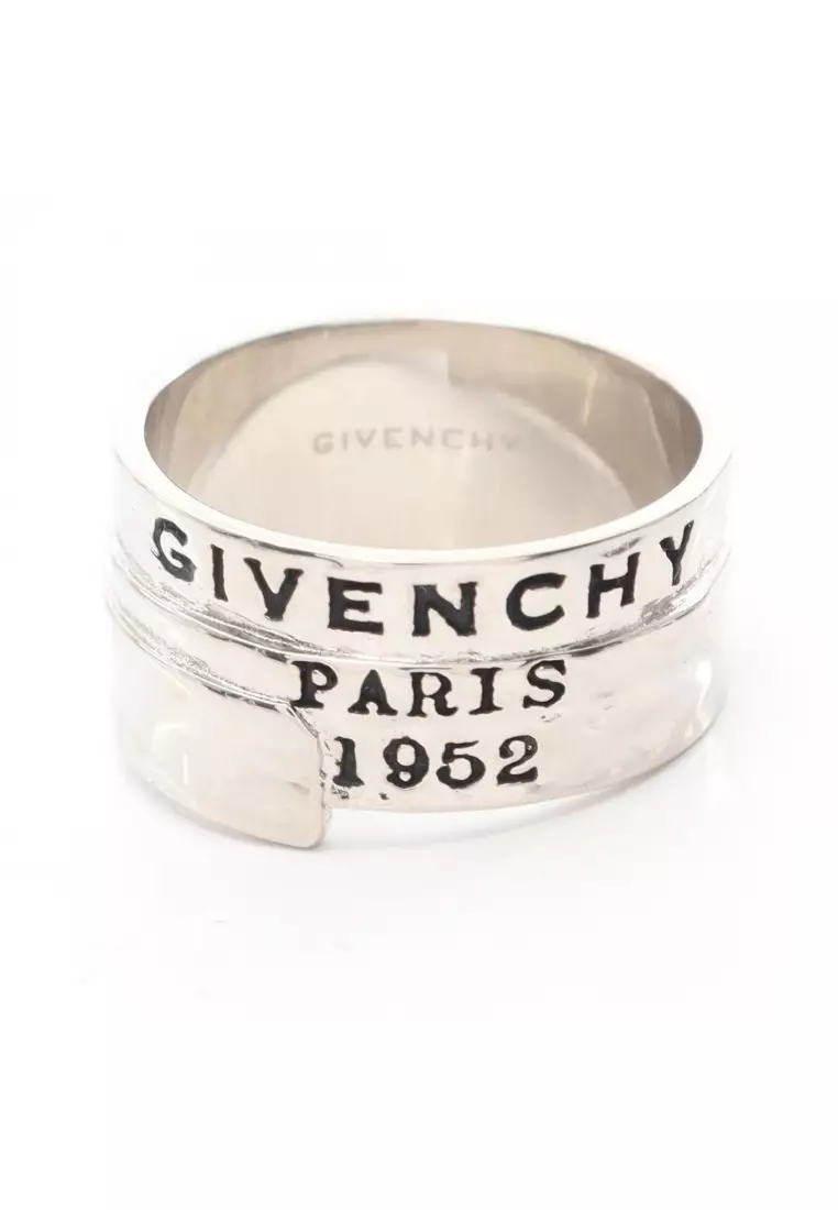 GIVENCHY Pre-Loved Givenchy tape ring ring Silver 2026 | Buy