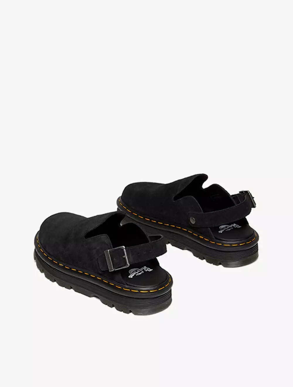 E H Suede Mb Unisex Sandals - Black E.H Suede