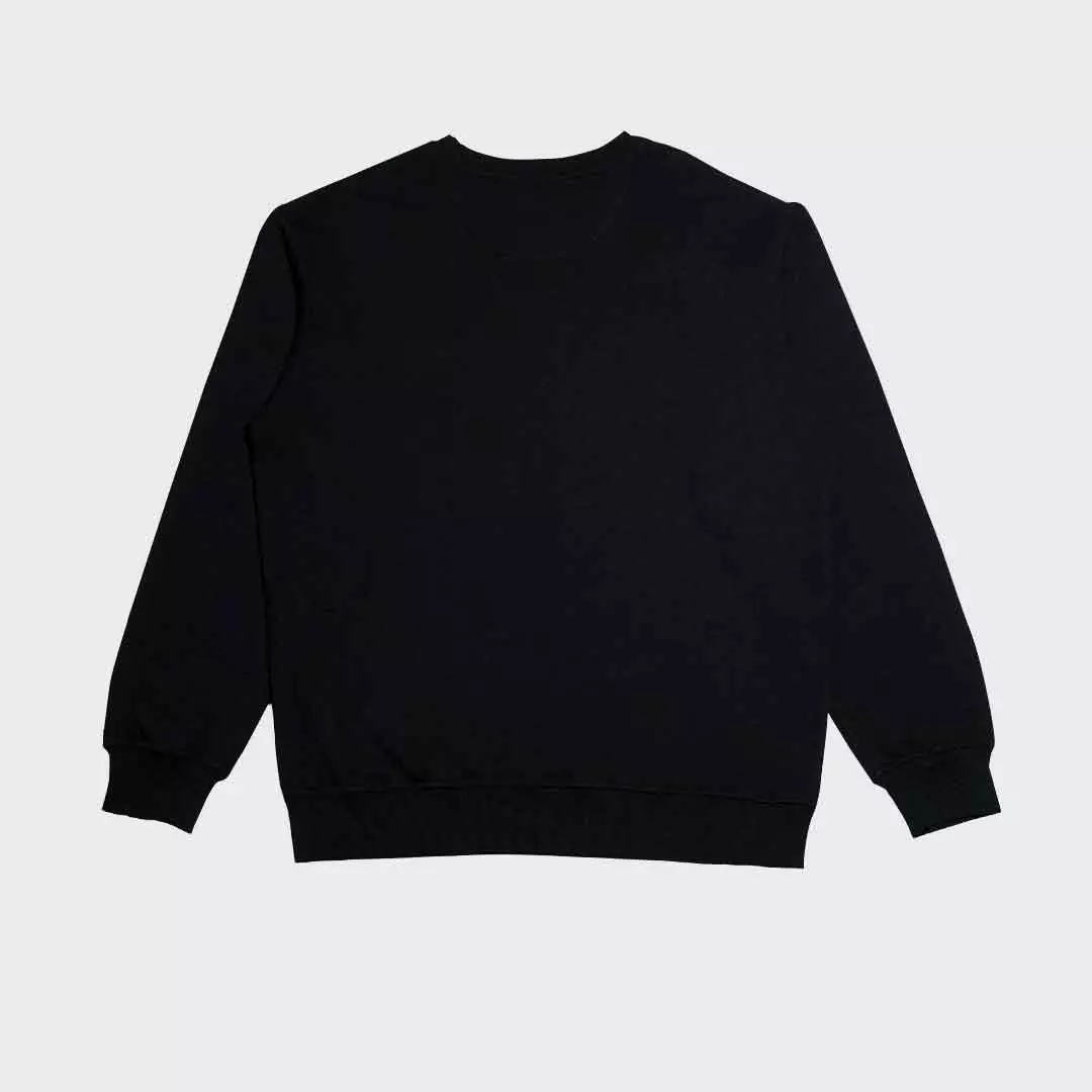 Eagle Ease Crew Neck - HITAM