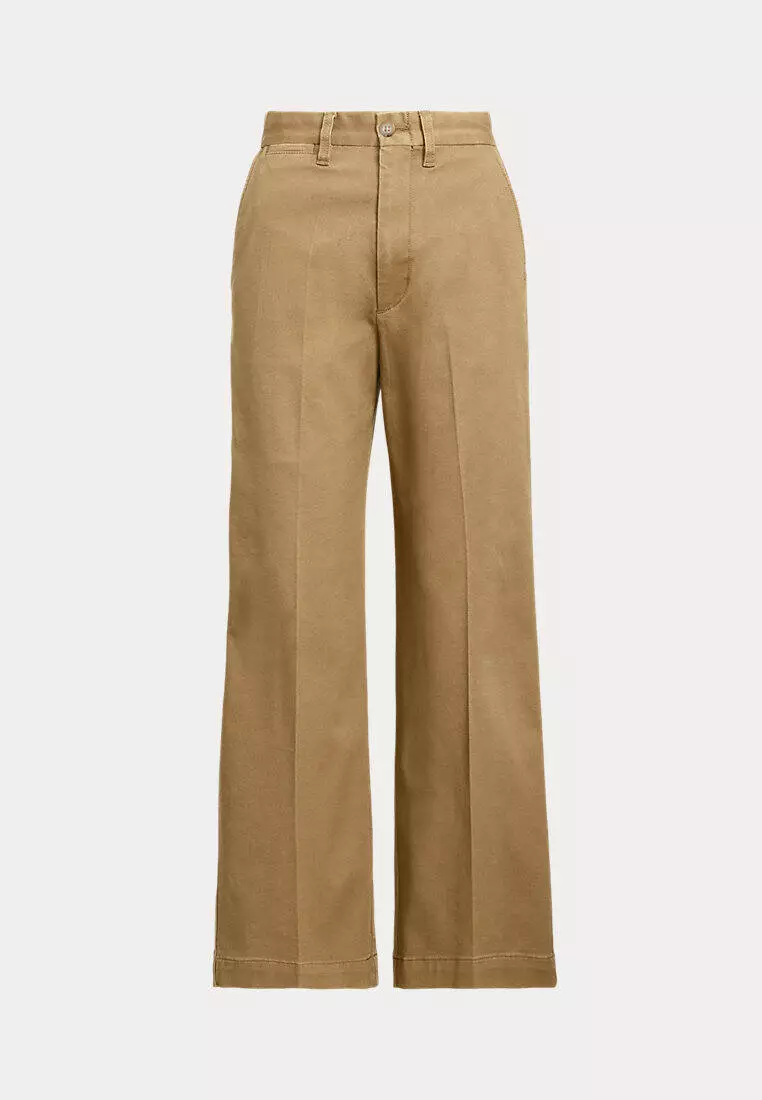 Chino Wide-Leg Pant