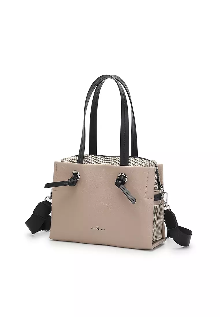 Women's Top Handle Bag / Sling Bag / Crossbody Bag (Tas Selempang / Tas Tangan) - Cokelat